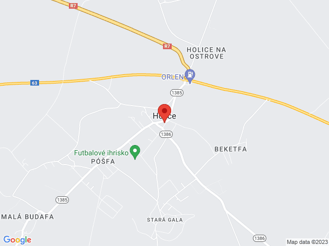 Google map: Holice